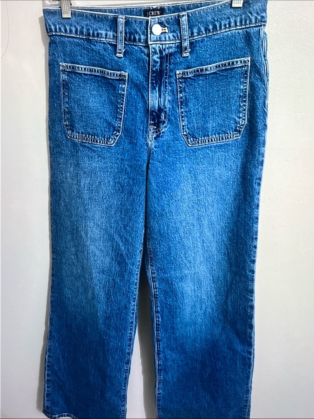 J. Crew Blue Wide Leg Jeans